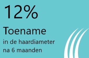 toename in haardiameter